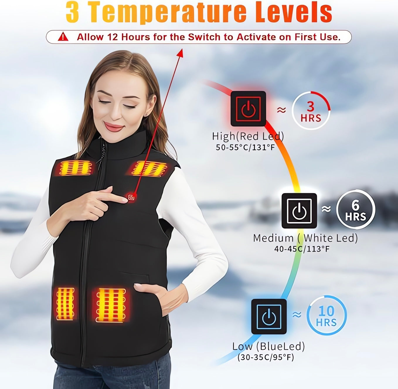 KosyHaven Heated Vest